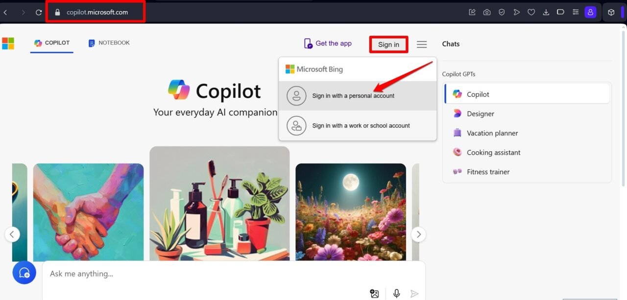 Comment réparer Désolé Copilot n est pas disponible pour ce compte