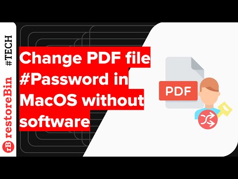 Change or encrypt PDF file in Mac OS without software  but how    DigitBin - 32