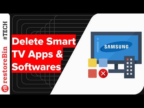 How to delete Samsung Smart TV app or applications?