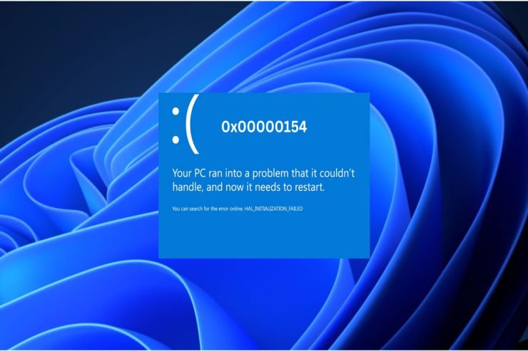 BSOD Error 0X00000154: How to Fix it on Windows 11