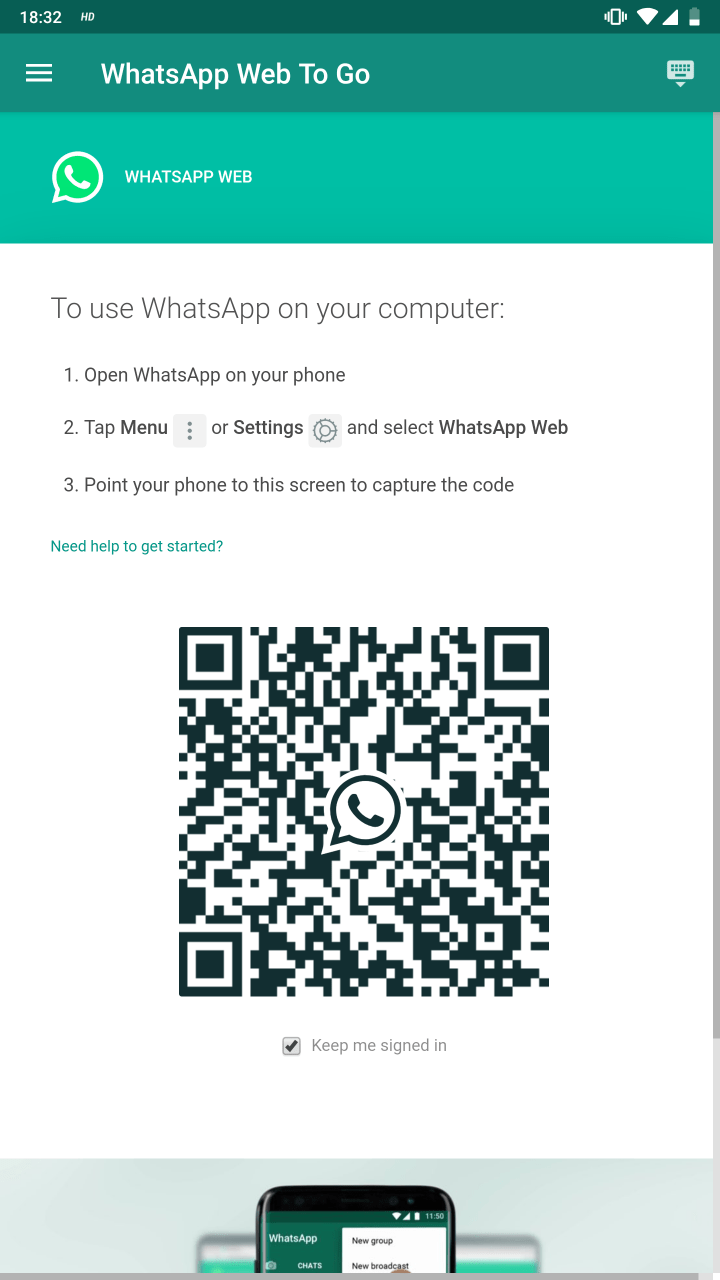 WhatsApp Web App Download for Android 1