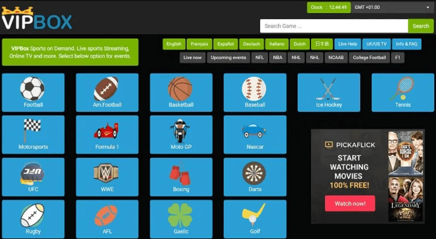 Free sports best sale streaming sites vipbox