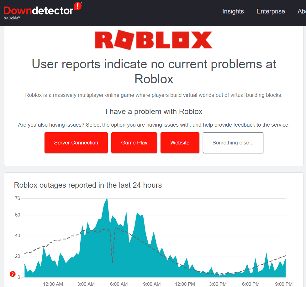 Check to See if Roblox is Down