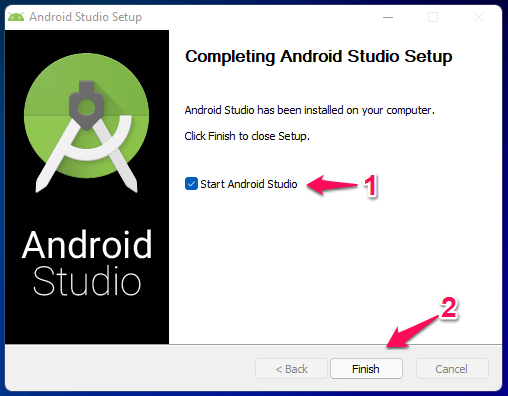 (10) Launch Android Studio