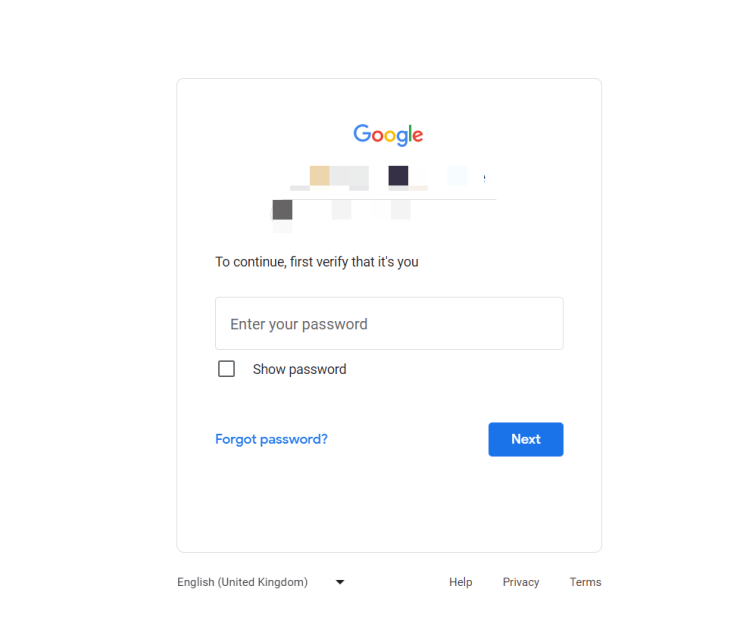 Google I Forgot My Phone Number