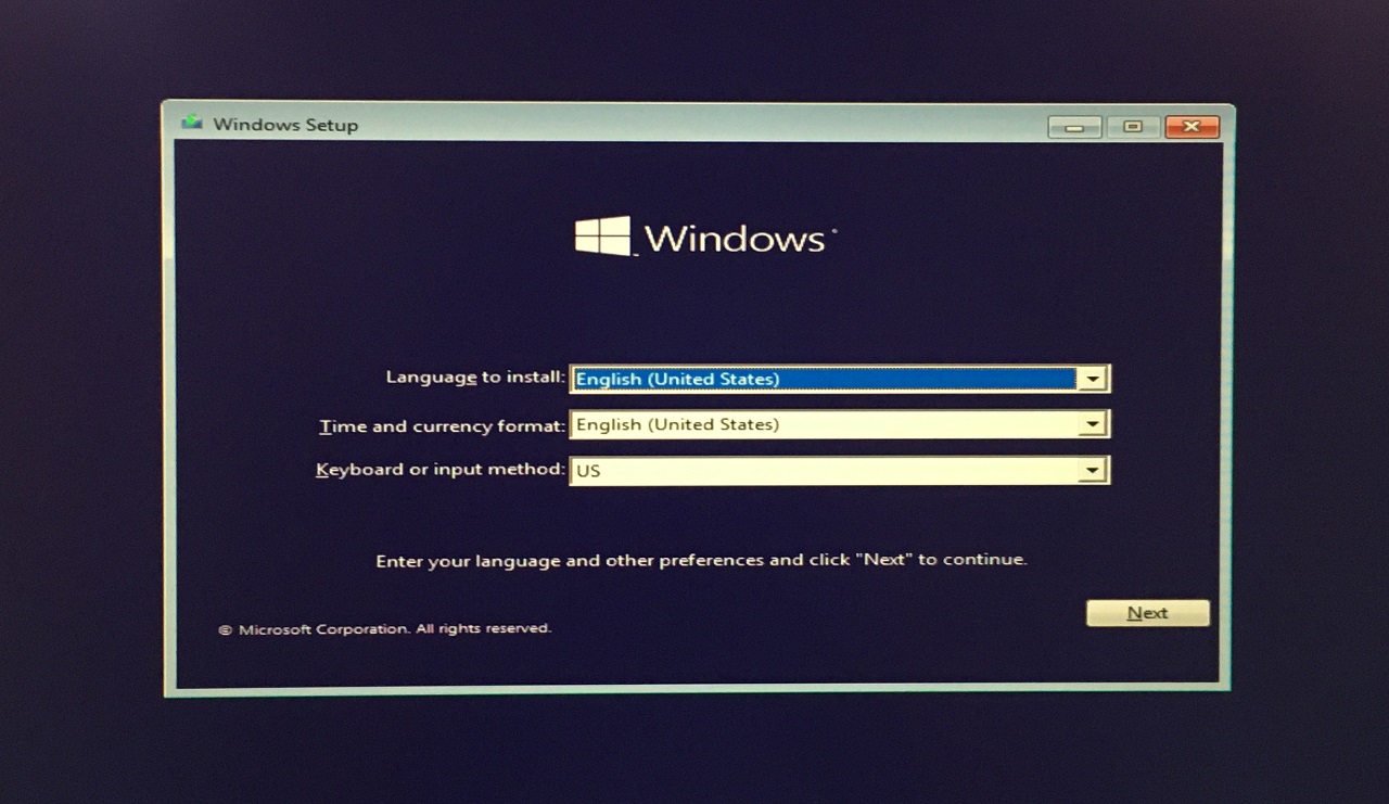14 - Install Windows 10