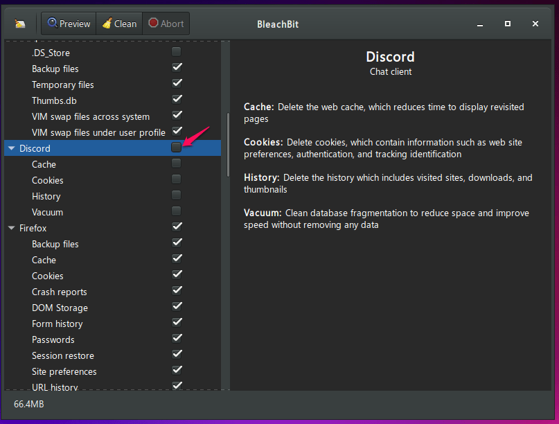 (3) Select All Discord Options