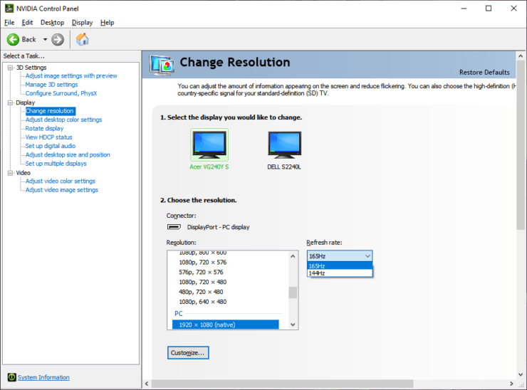 How to Overclock 60Hz Monitor to 75Hz in Windows 11?