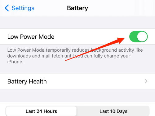 battery saver iphone