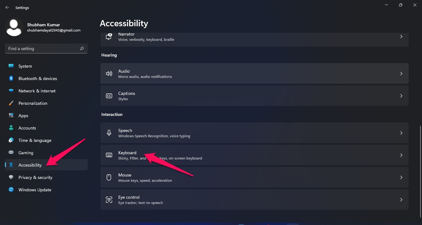 Accessiblilty-keyboard