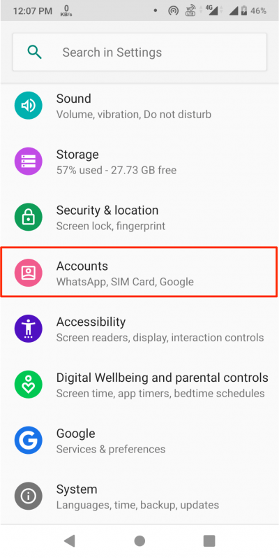 How to Use iCloud Mail on Gmail App for Android  - 55