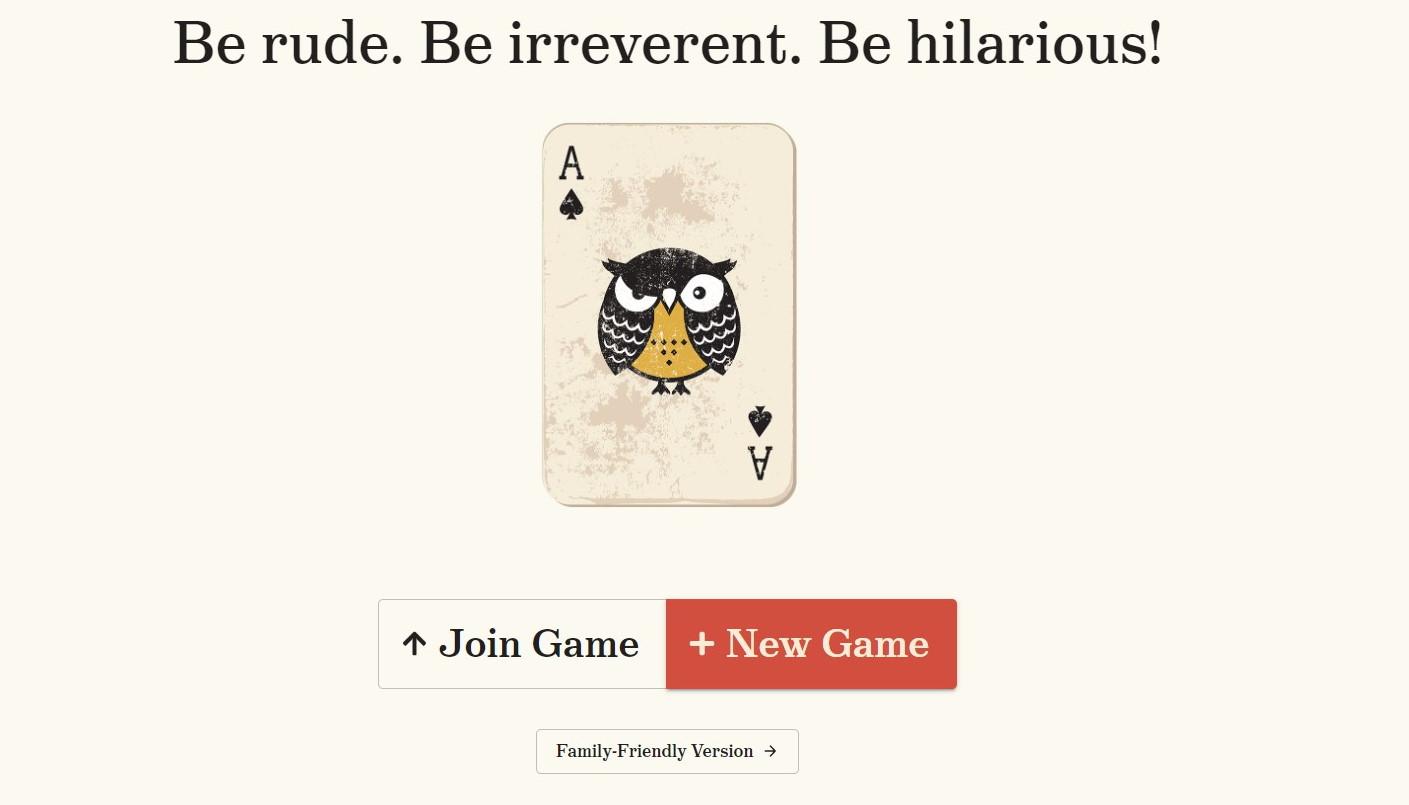 cards against humanity online free multiplayer