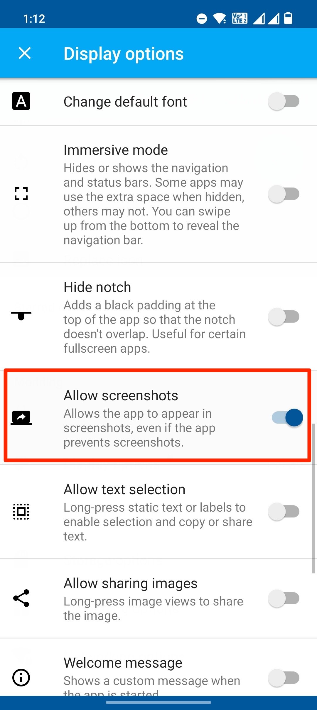 Allow_Screenshots_under_Display_Options