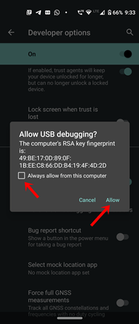 Always Allow USB