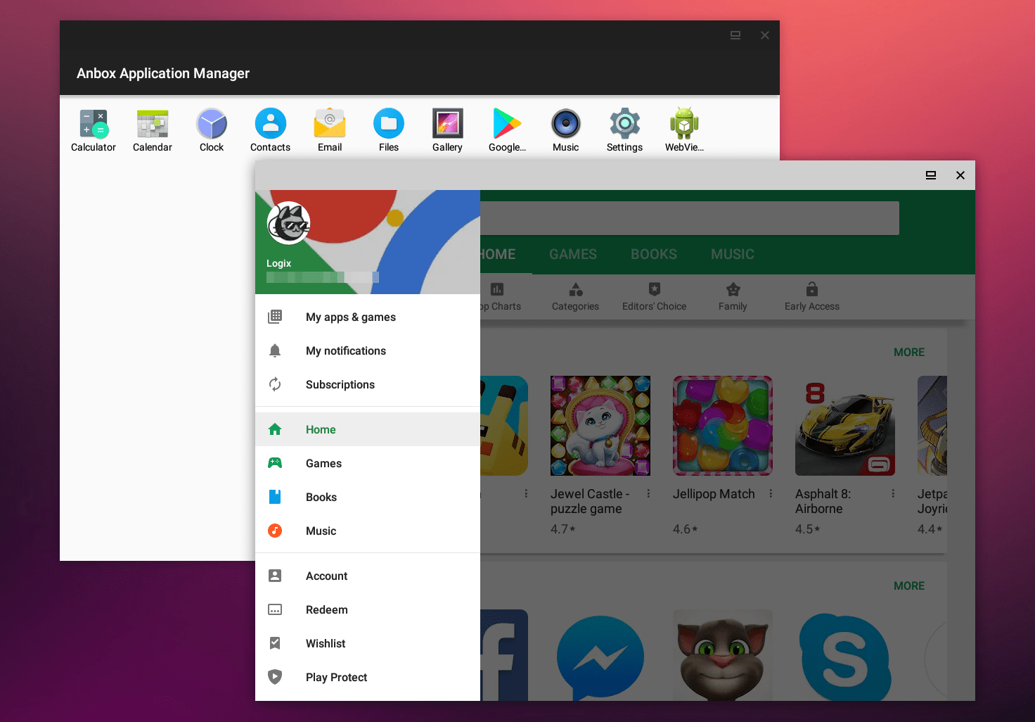 Эмулятор google play. Linux Android эмулятор. Эмулятор гугл плей. Эмулятор линукс на андроид. Anbox.