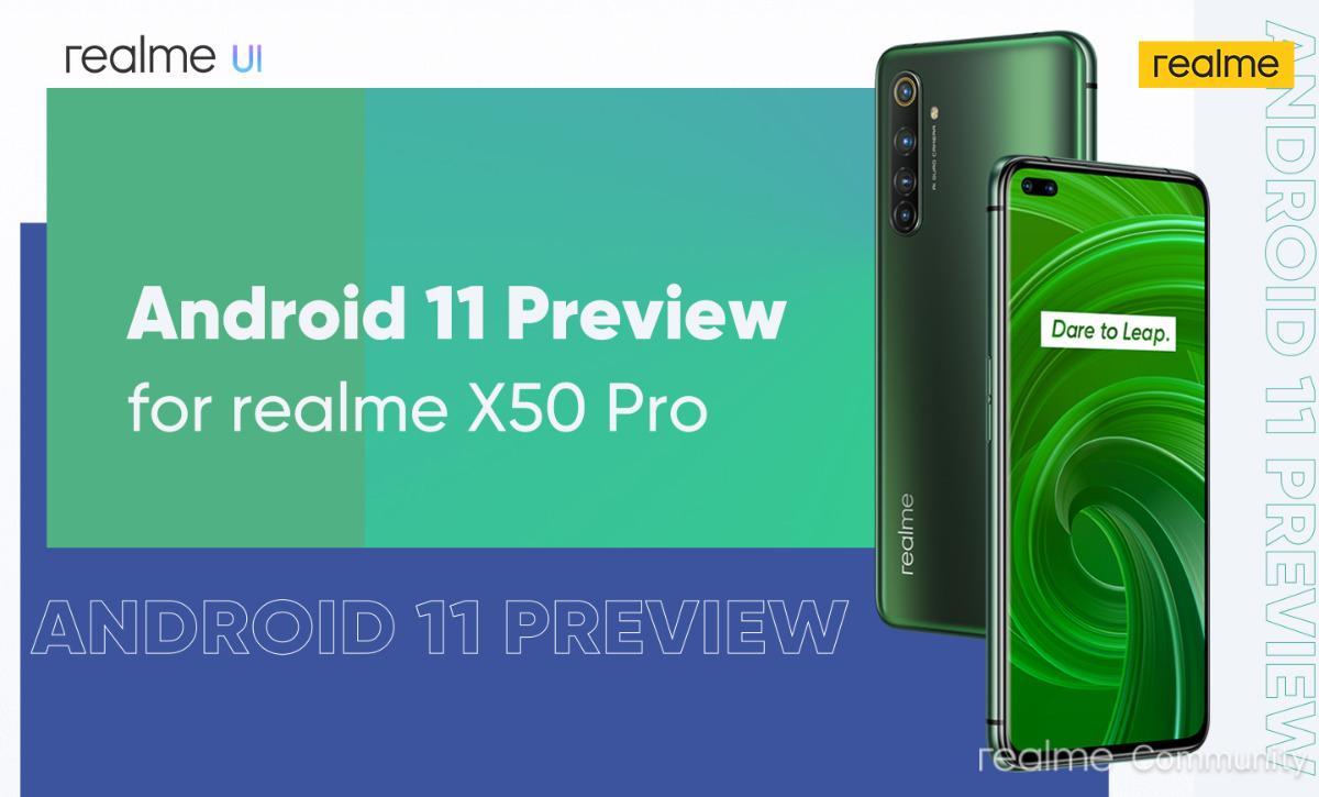 Android 11 on Realme X50