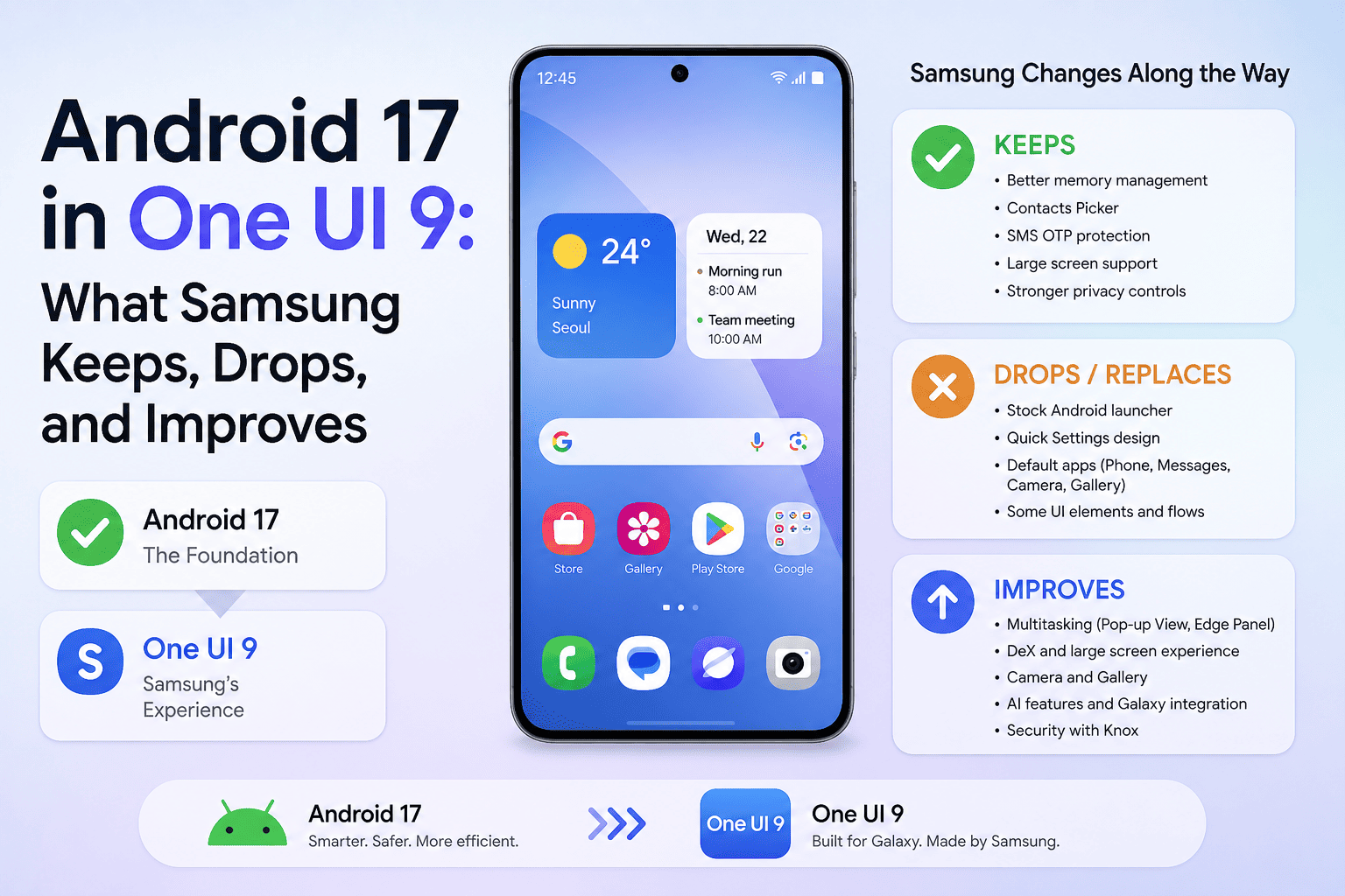 Android 17 in One UI 9