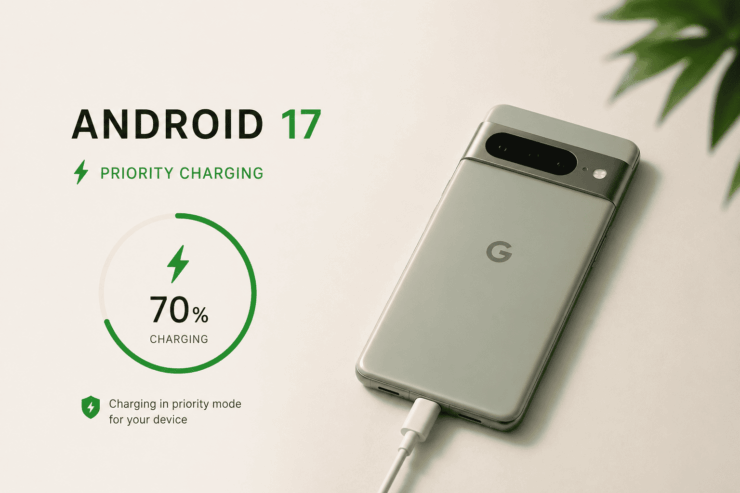 Android 17 priority charging on Pixel