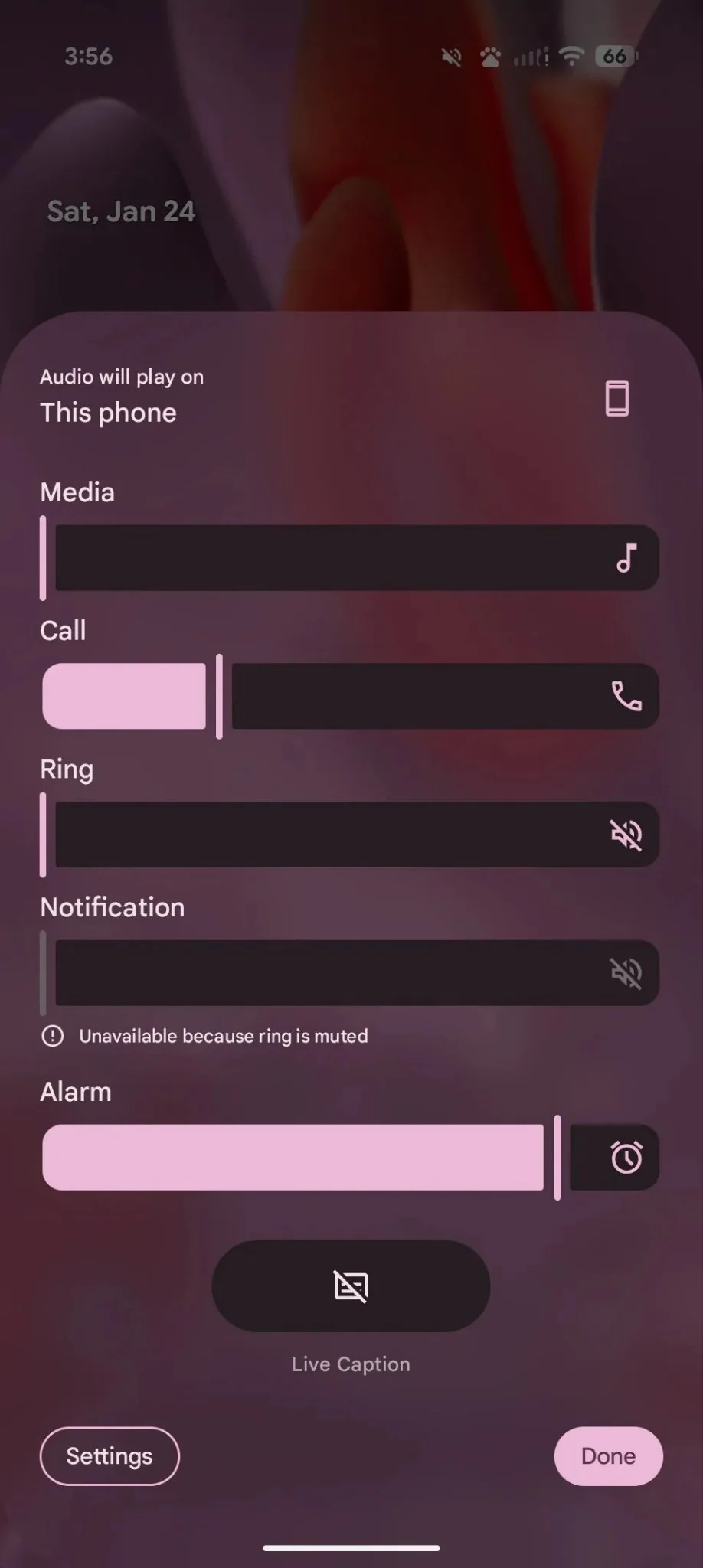 Android 17 sound settings