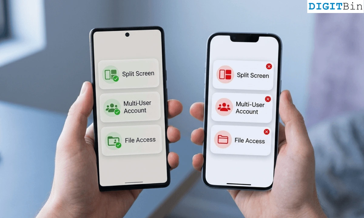 Android features missing on iPhone