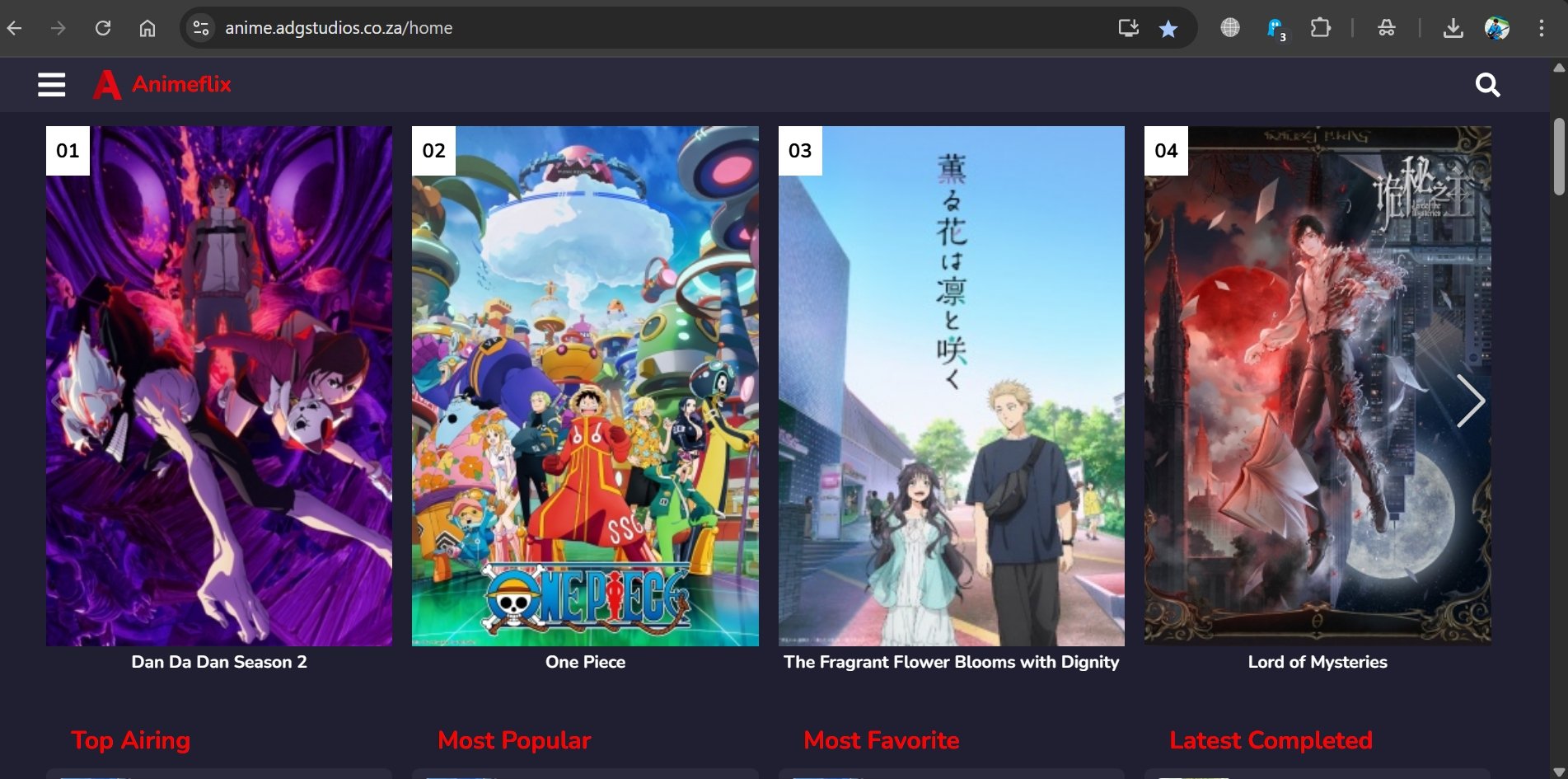 Animeflix mirrors