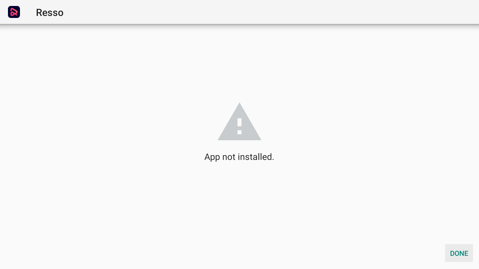 App Not Installed Android TV Error