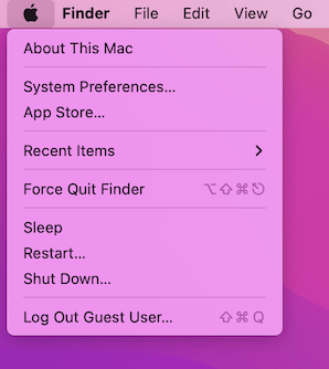 mac os preferences