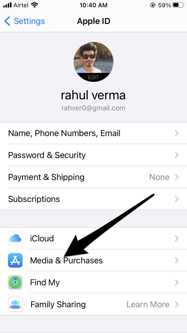 Your iCloud or iTunes account is locked with your geolocation for security purposes. If you are facing these issues while traveling or staying in a place other than your home, try changing the country or region for your App Store and iTunes account. Open 'Device Settings' on your phone. Click on your Apple ID. Now select the 'Media & purchases' option. Tap on the Country/Region tab. Select on the 'Change Country or Region' option. Select your new location. (Make sure the changes made a match with your billing address too.) Next, click on, Agree. Enter a new payment method with your current address as your billing address and click on the Next button. And that's how you change your location on the App Store. The changes made will be applied to both your iTunes and App Store accounts.