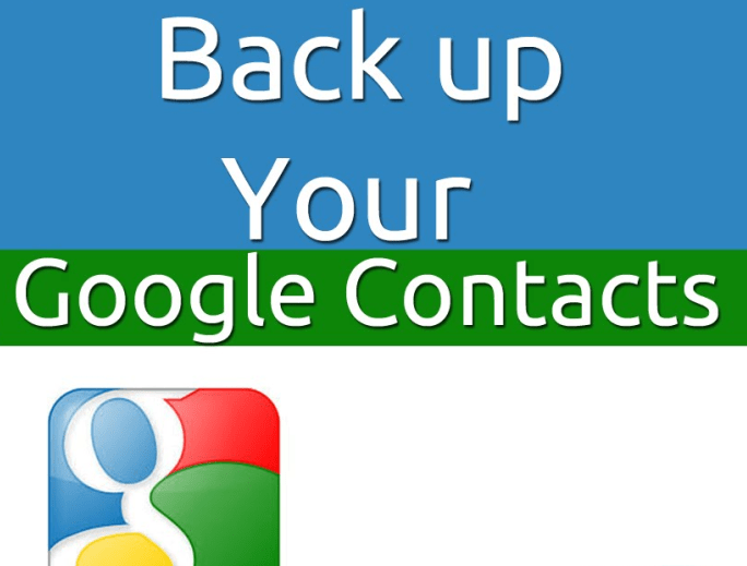 Backup Restore Contacts to Gmail Google Account