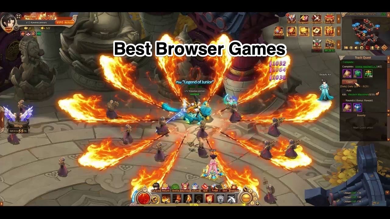 10 Best FREE Browser Games 2023 