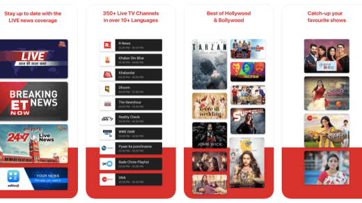 Best Indian Live TV Apps Android and iOS