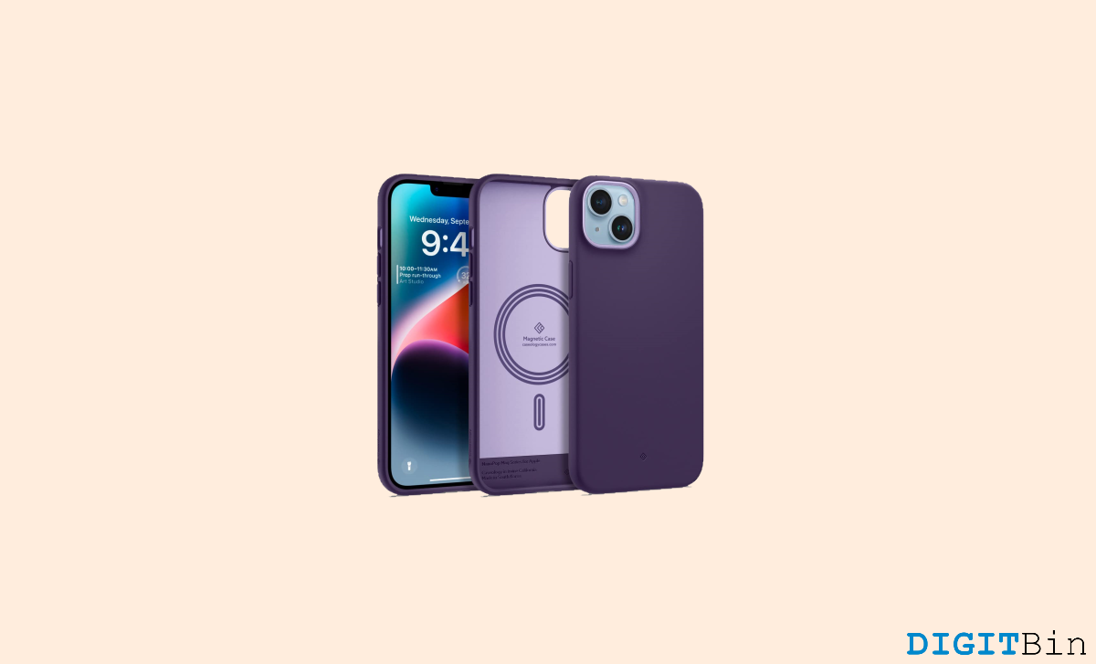 Caseology Nano Pop [Built-in Magnet] Leather Wallet Magnetic Card Holder Designed for MagSafe Compatible with iPhone 13, iPhone 12 - Grape Purple