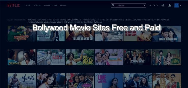 Bollywood Movie Sites Free and Paid