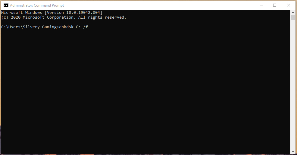 CHKDSK Scanner - chkdskCf