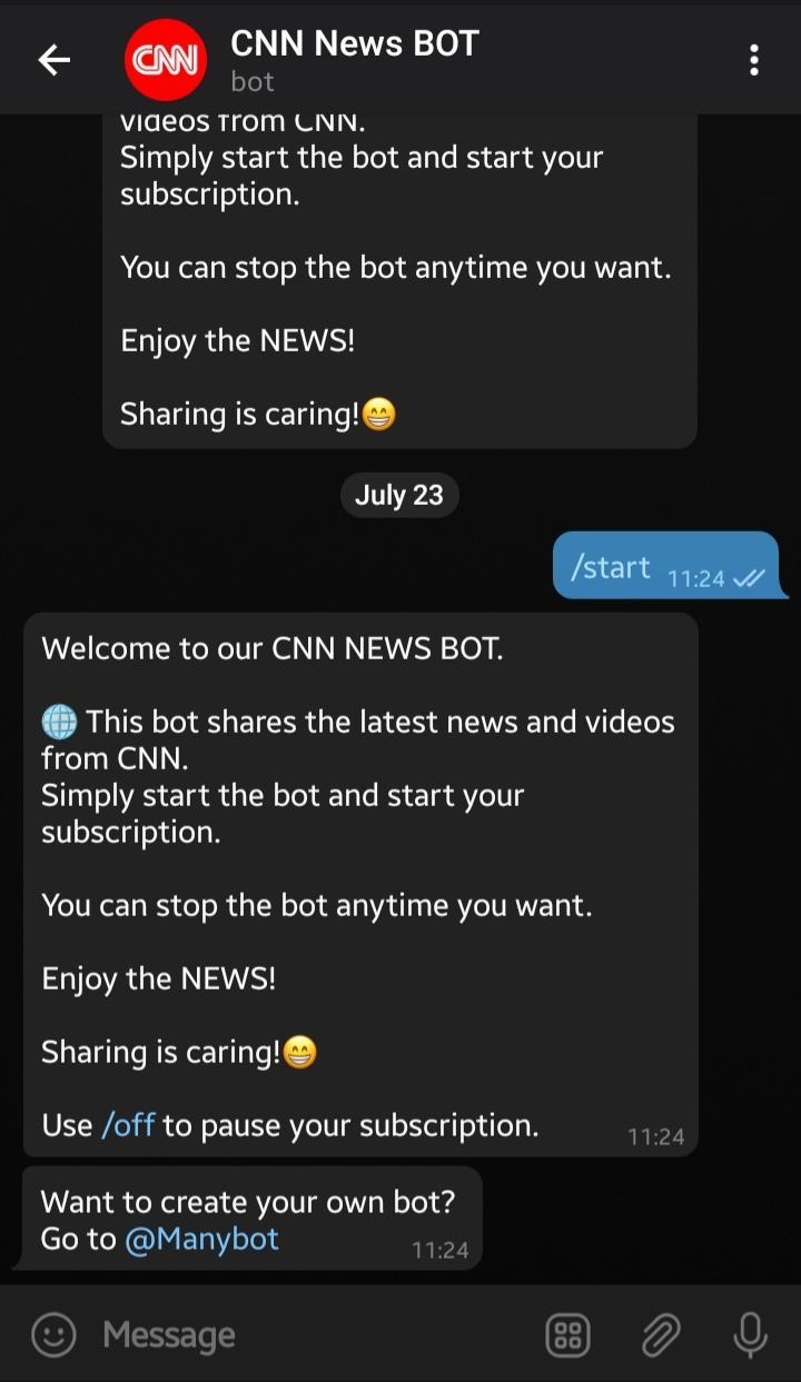 CNN News Bot