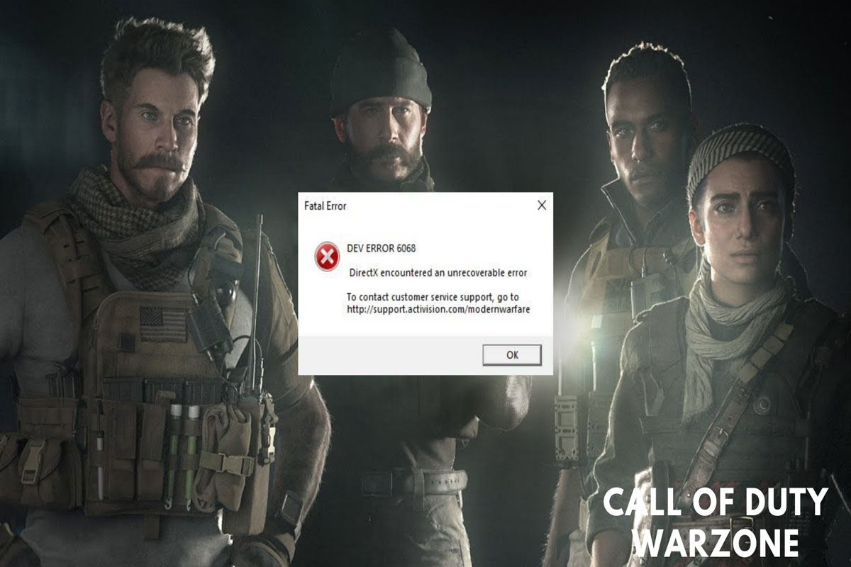 Fix: COD Warzone Pacific And Vanguard Dev Error 6068