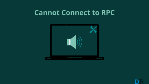 Cannot Connect to RPC Fixed Realtek Audio