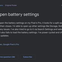 Cannot Open Battery Settings menu on Pixel How to Fix
