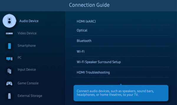 How to connect Bluetooth headphones to my Samsung Smart TV