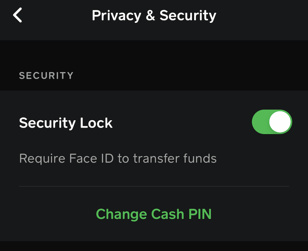 Change Cash App PIN