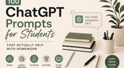 ChatGPT prompts for students