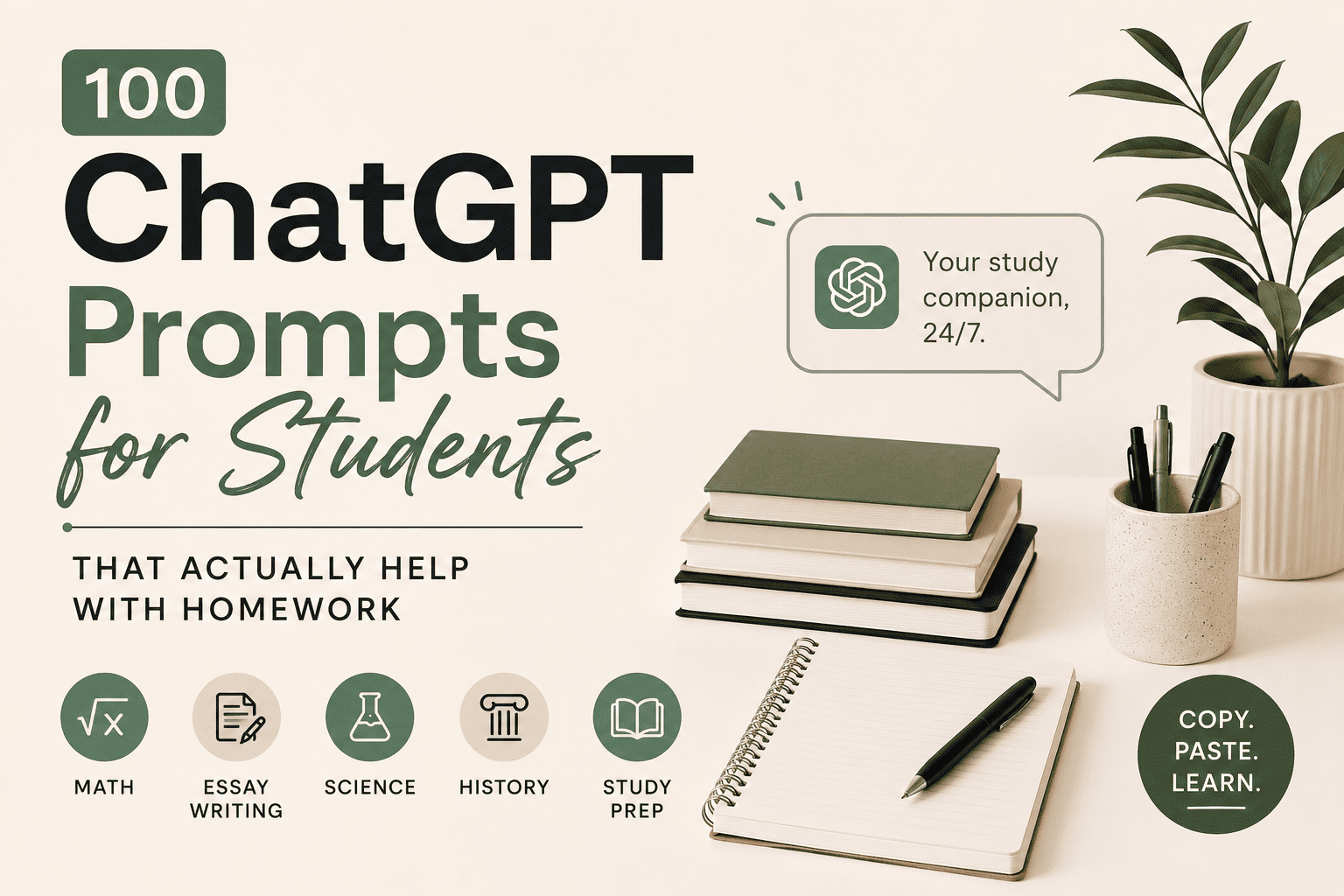 ChatGPT prompts for students