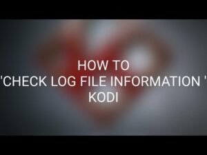 Check Log File Kodi