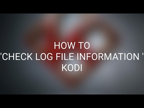 Check Log File Kodi