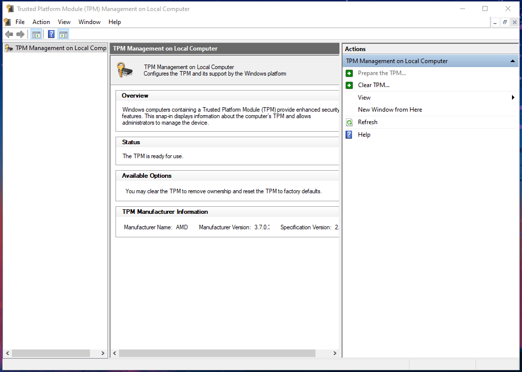 Check TPM 2.0 Compatibilty via CMD - 3