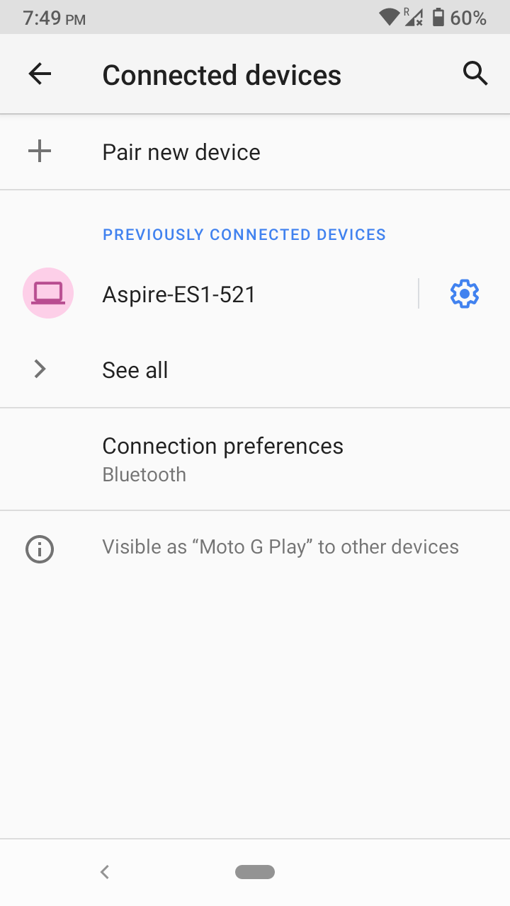 Choose “Connection preferences” to continue