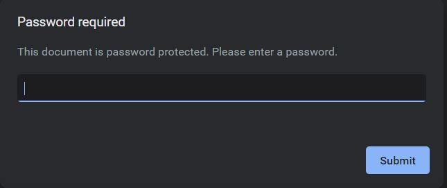 Chrome Password PDF