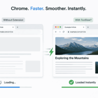 There is a Chrome extension that makes pages load like they were already open 3