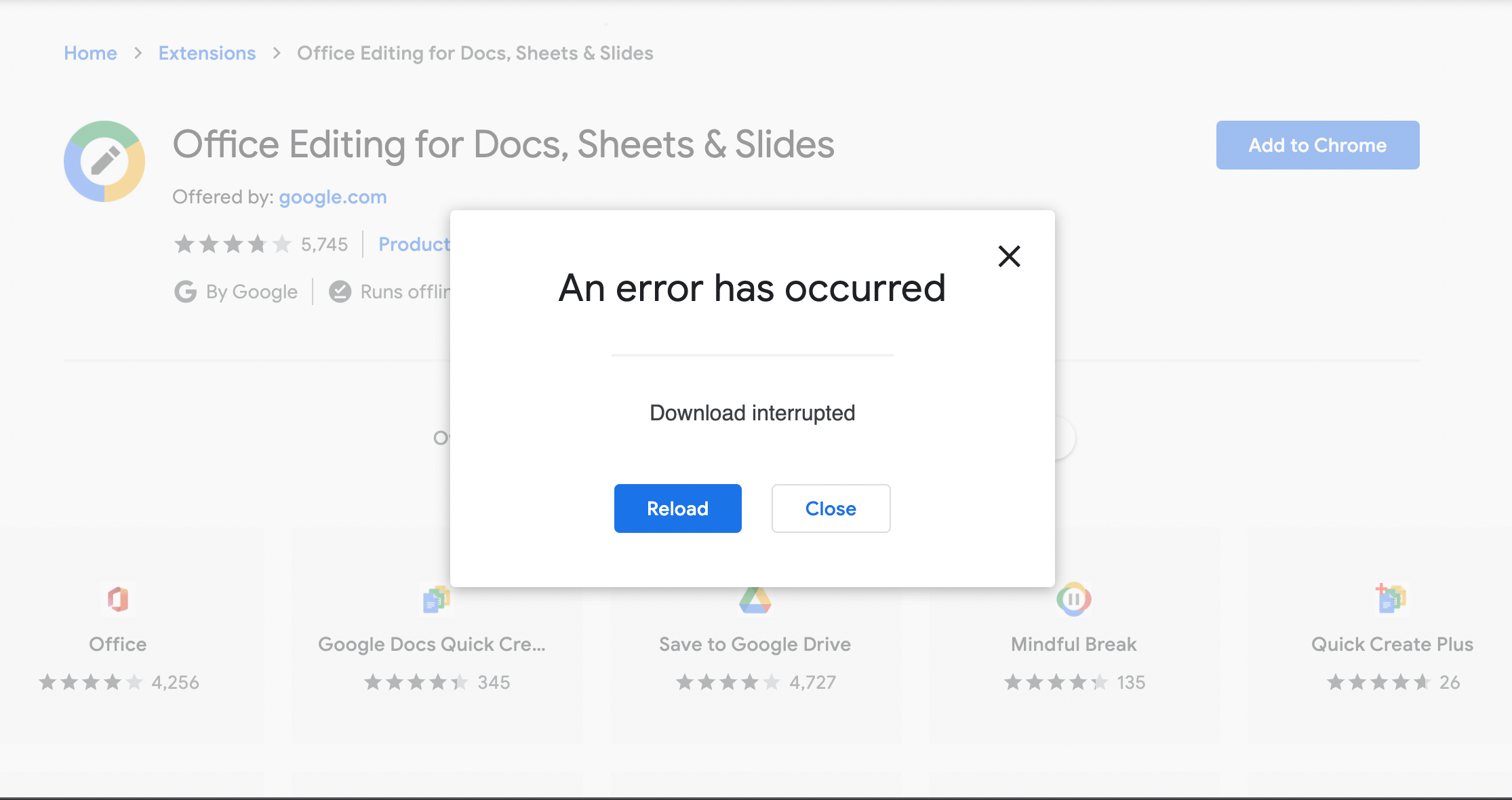 How Error has for Chrome Extension? 2023