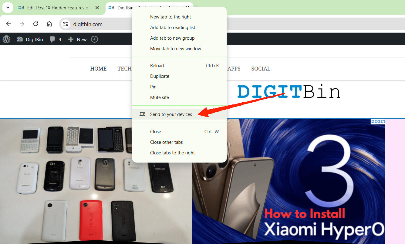 Chrome's Hidden Send to Your Devices Feature